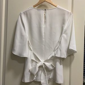 Babaton white blouse size small
